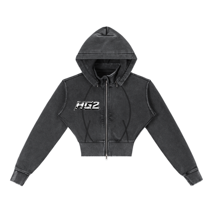 HG2 'MAMA' Cropped Hoodie