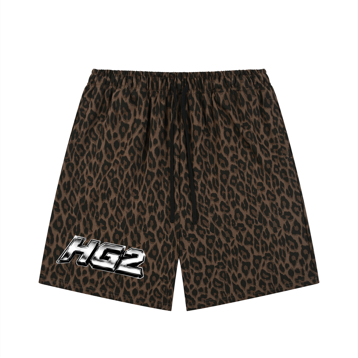 HG2 'UniSEX' Leopard Shorts