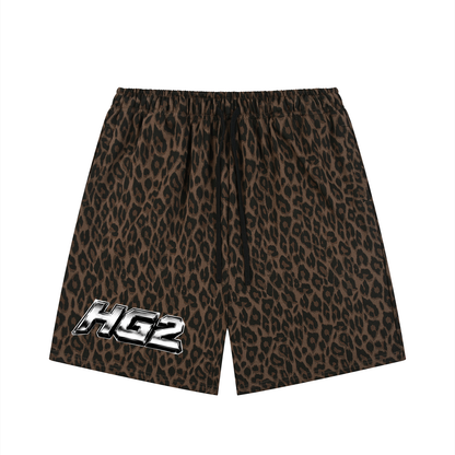 HG2 'UniSEX' Leopard Shorts