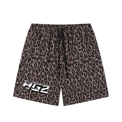 HG2 'UniSEX' Leopard Shorts